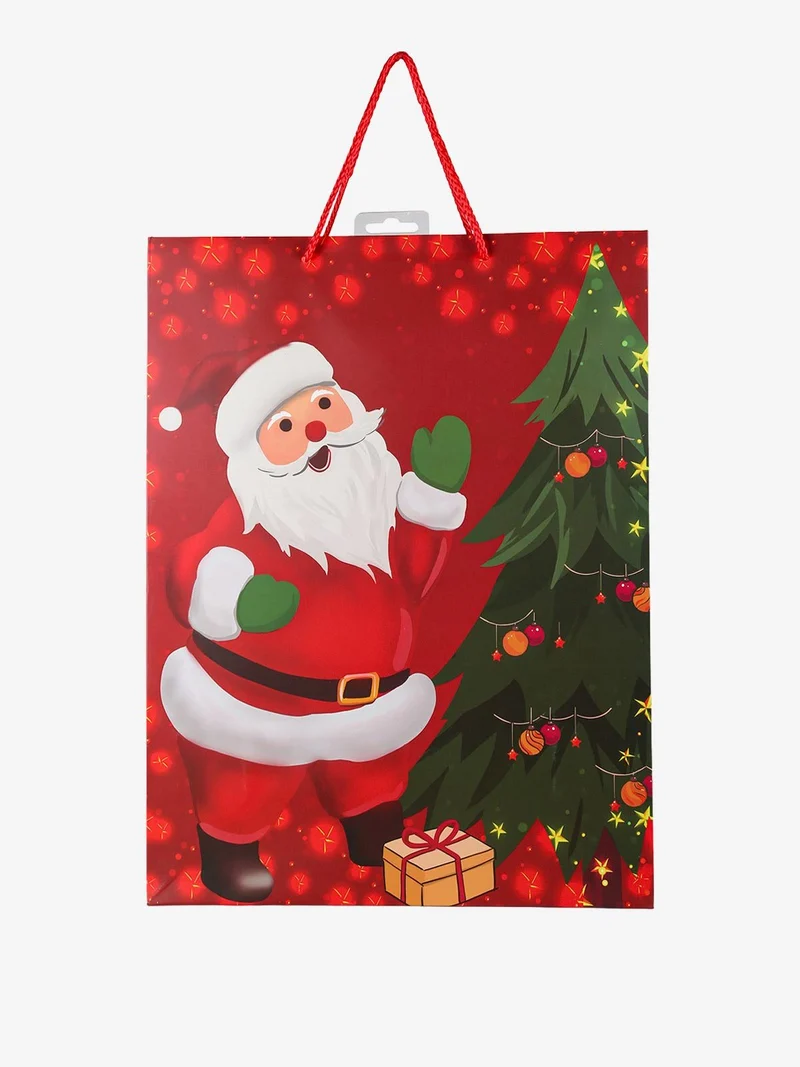 Sacchetto regalo Babbo Natale grande