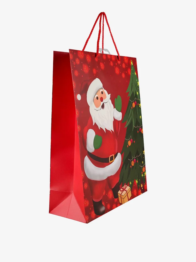 Sacchetto regalo Babbo Natale grande