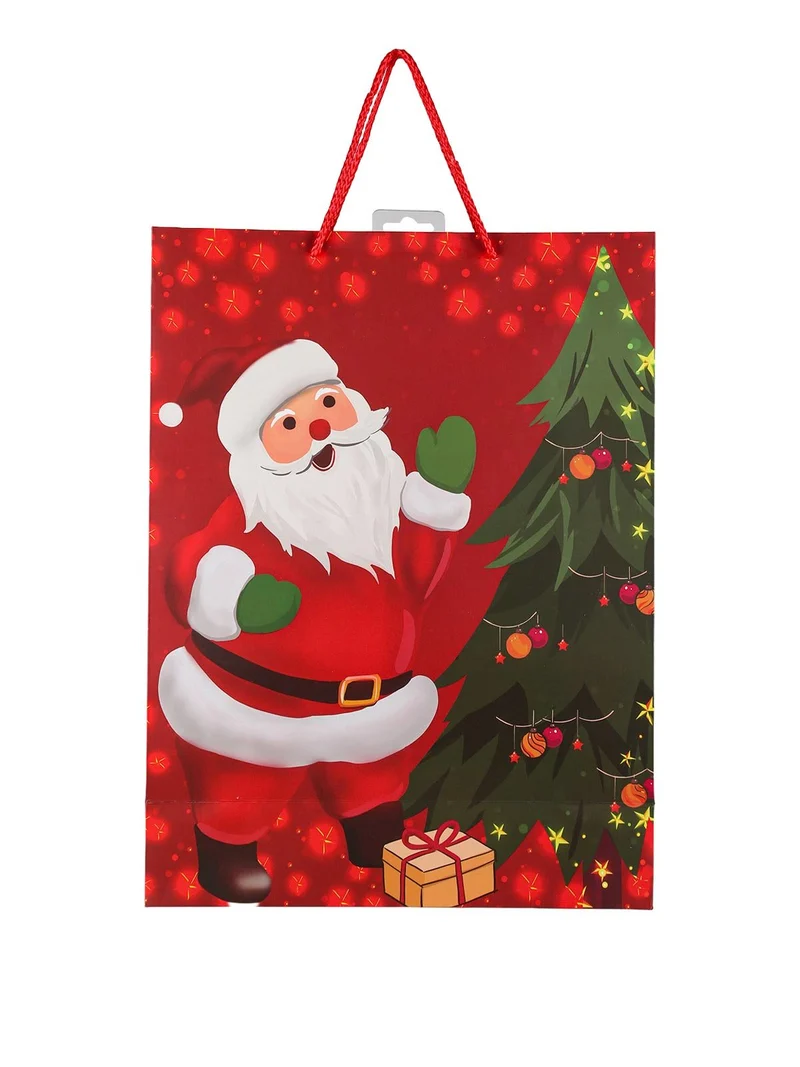 Sacchetto regalo Babbo Natale grande