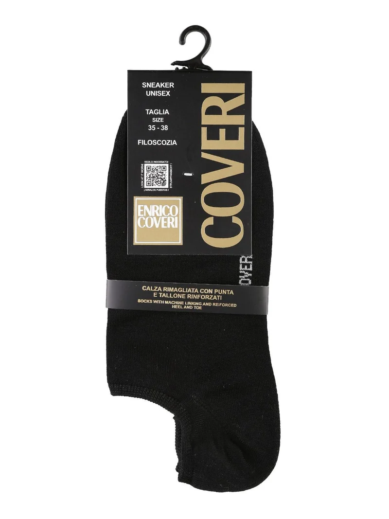 salvapiede in cotone unisex - nero