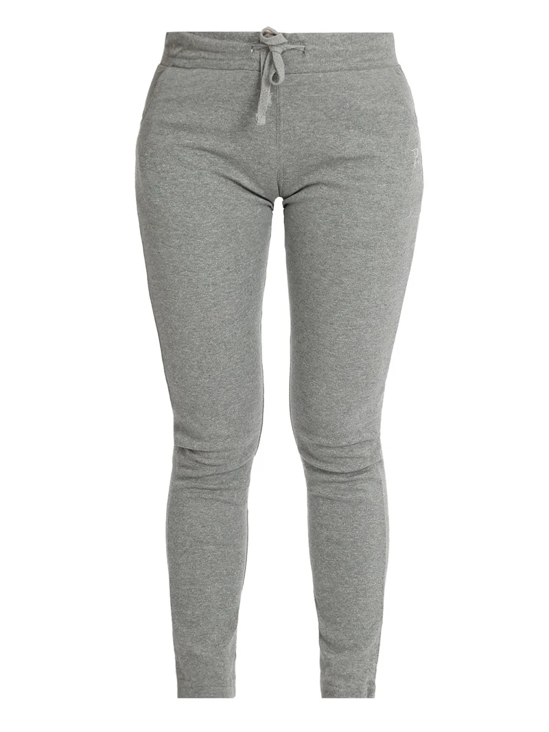 Pantaloni sportivi donna in cotone - grigio