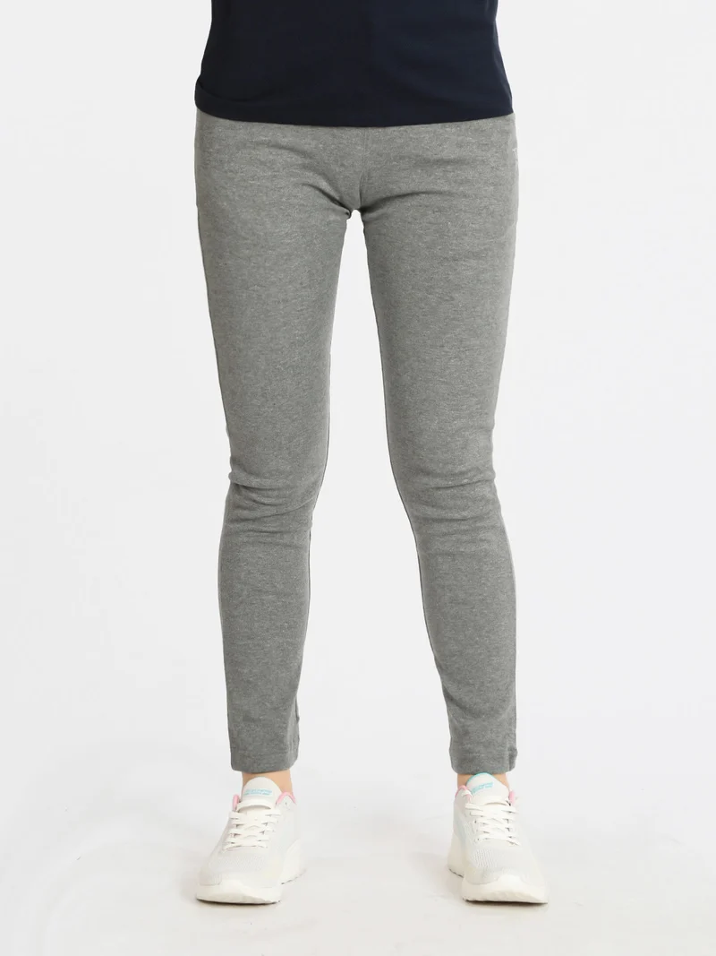 Pantaloni sportivi donna in cotone - grigio