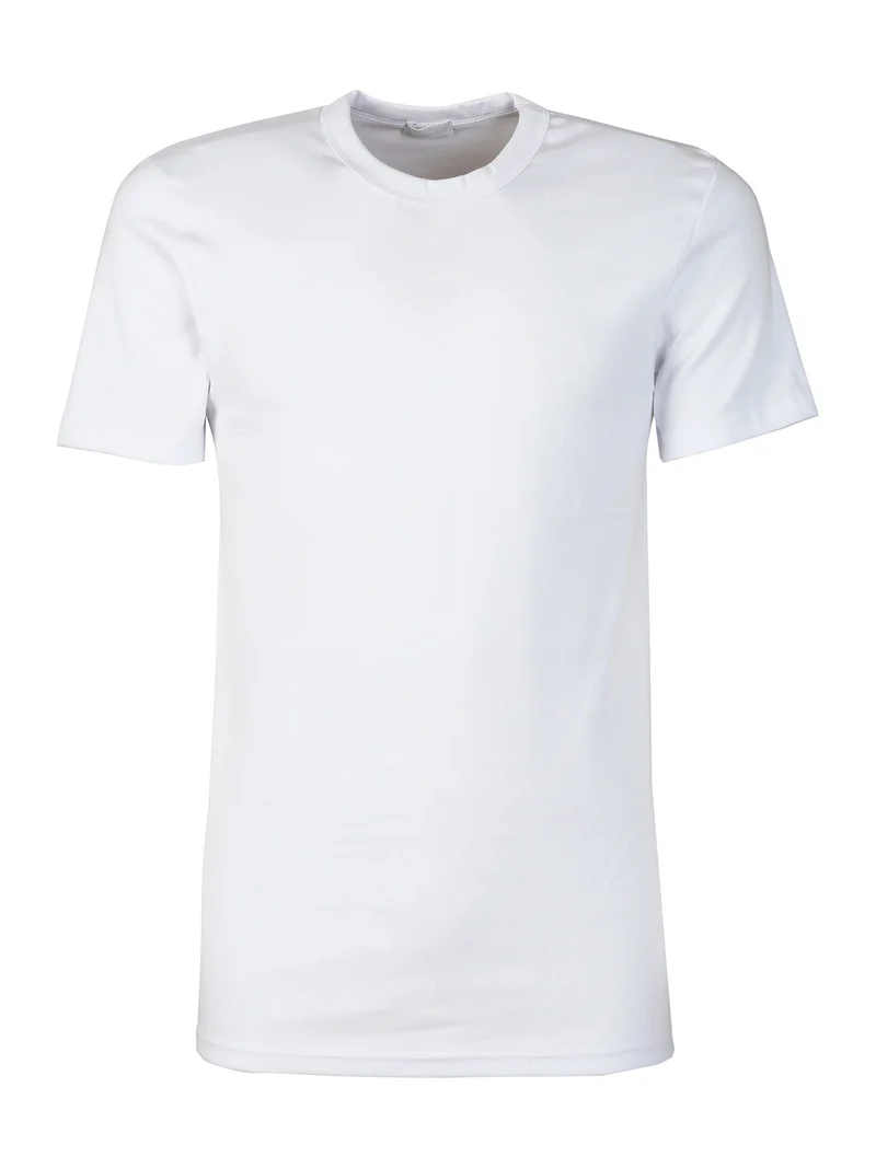 T-shirt intima uomo in caldo cotone - bianco