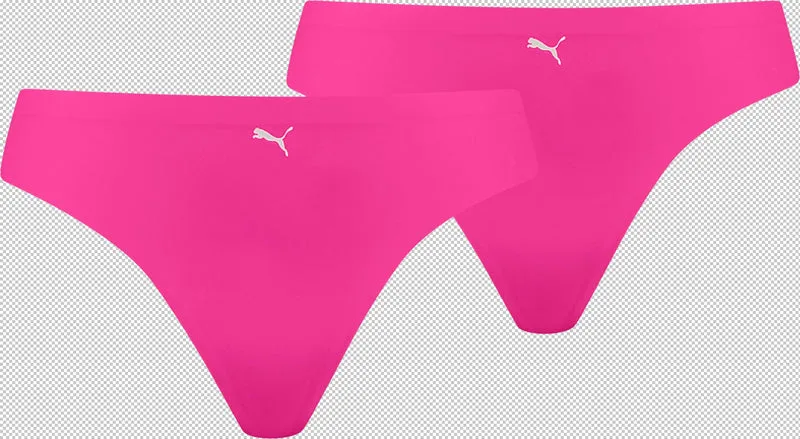 PUMA Seamless Damen-String 2er-Pack – Nahtlos & Komfortabel