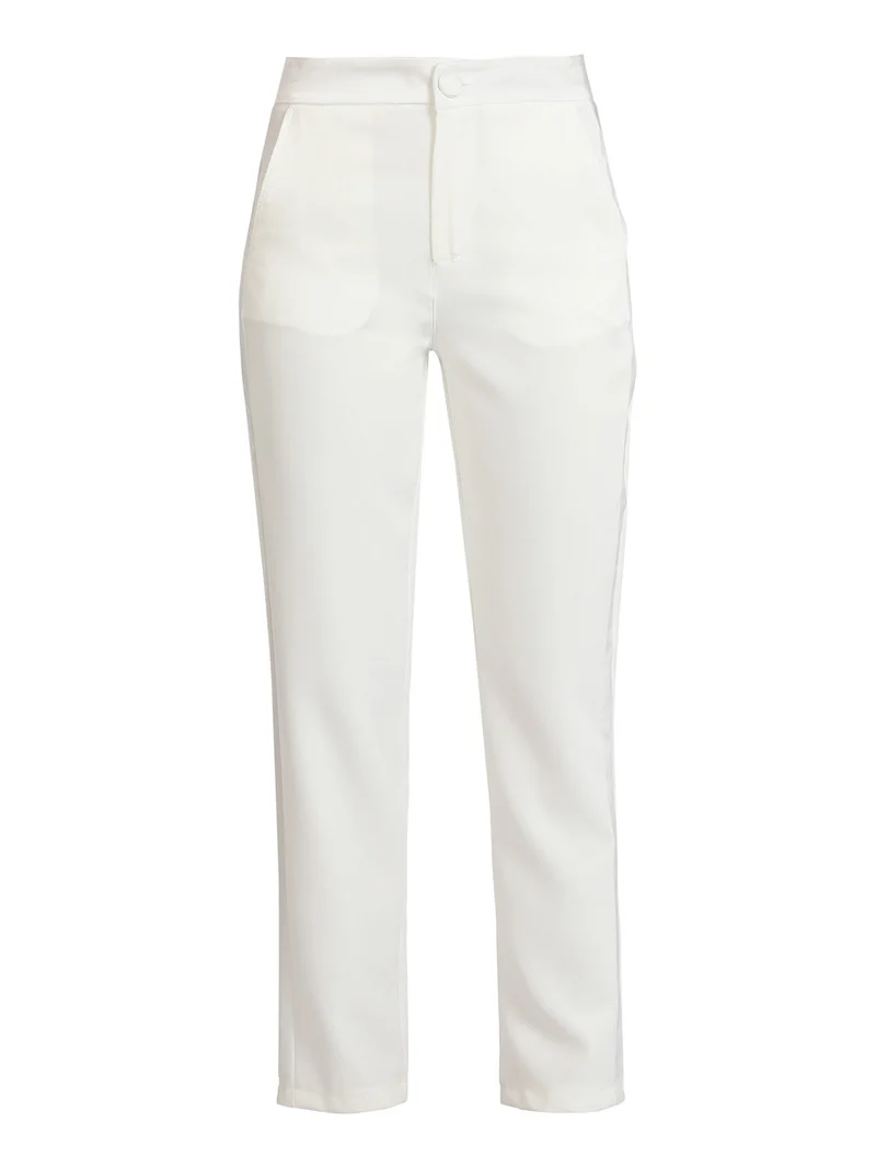 Pantaloni donna eleganti - bianco