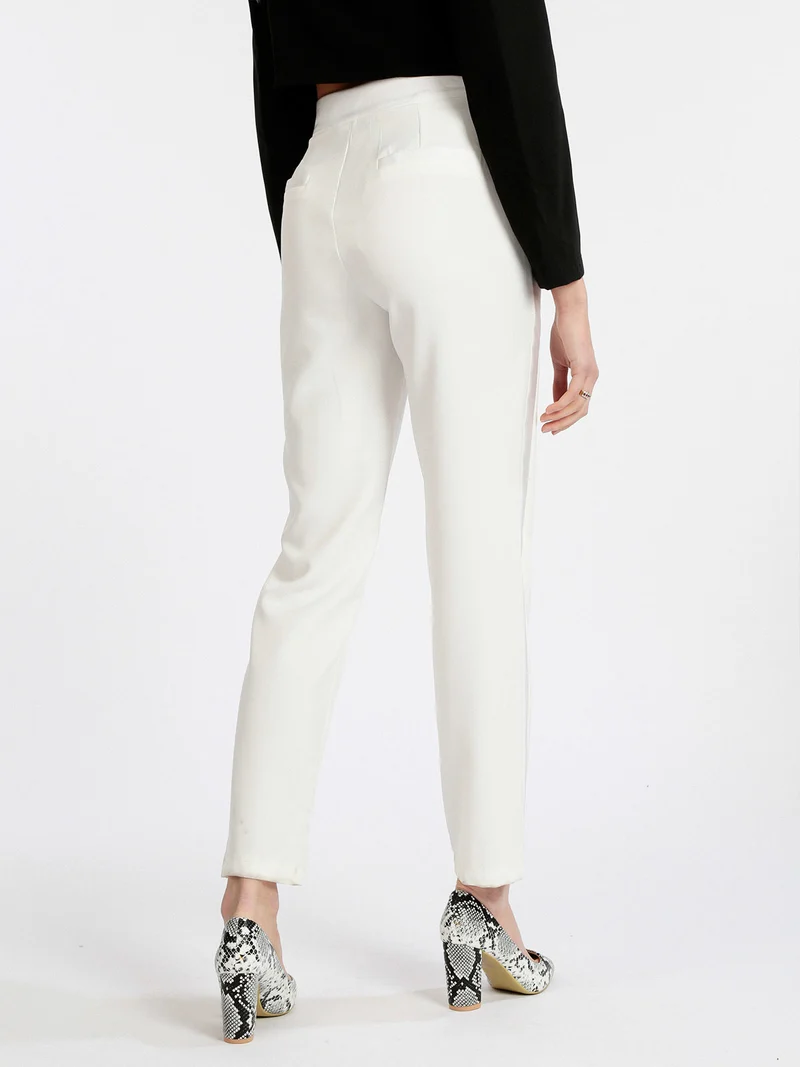 Pantaloni donna eleganti - bianco