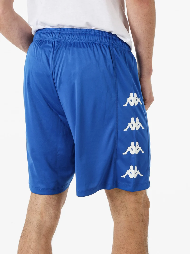 Bermuda sportivi da uomo con logo - blu