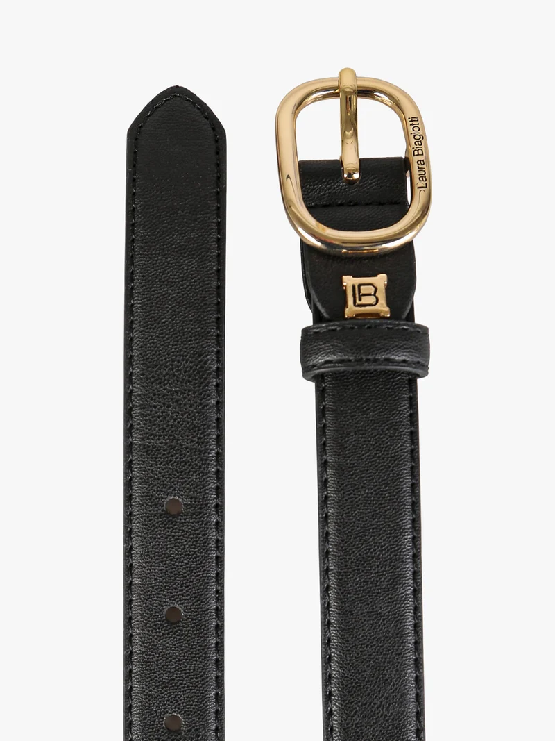 Cintura da donna in ecopelle - nero