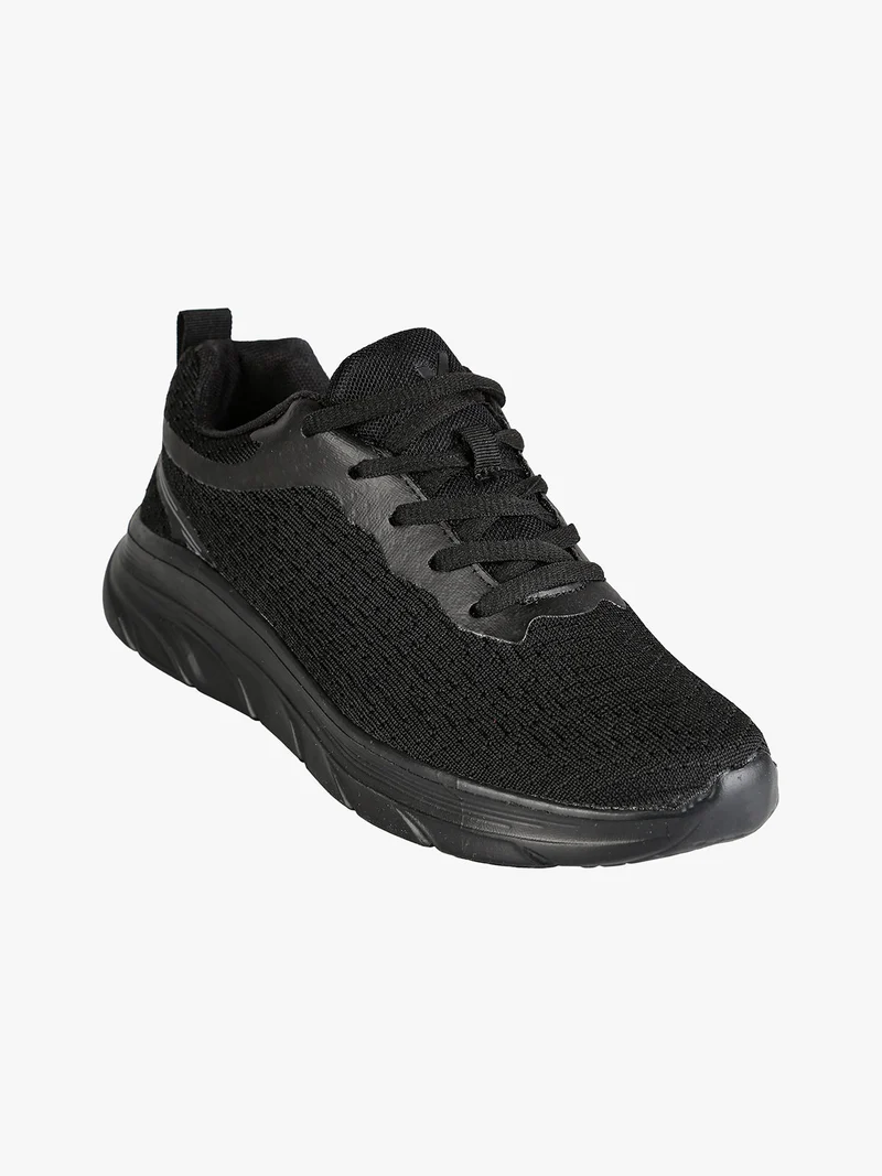 Sneakers sportive da donna in tessuto - nero