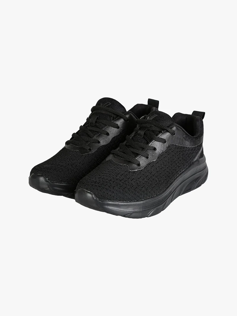 Sneakers sportive da donna in tessuto - nero