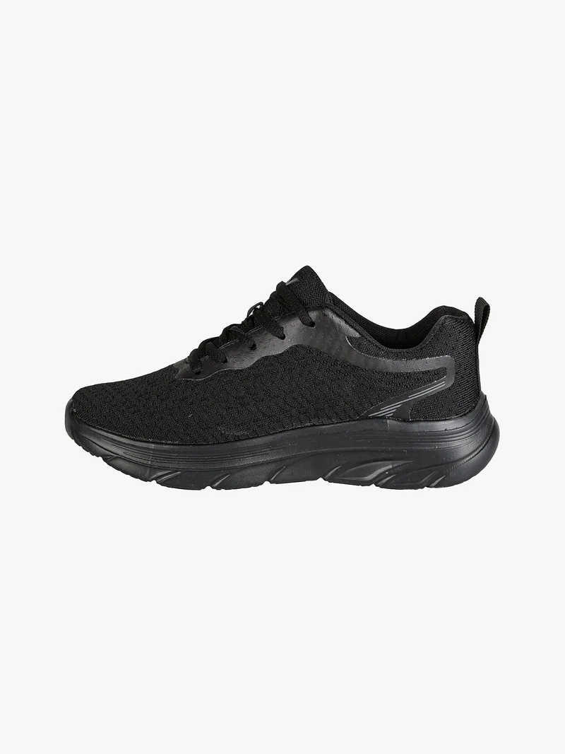 Sneakers sportive da donna in tessuto - nero