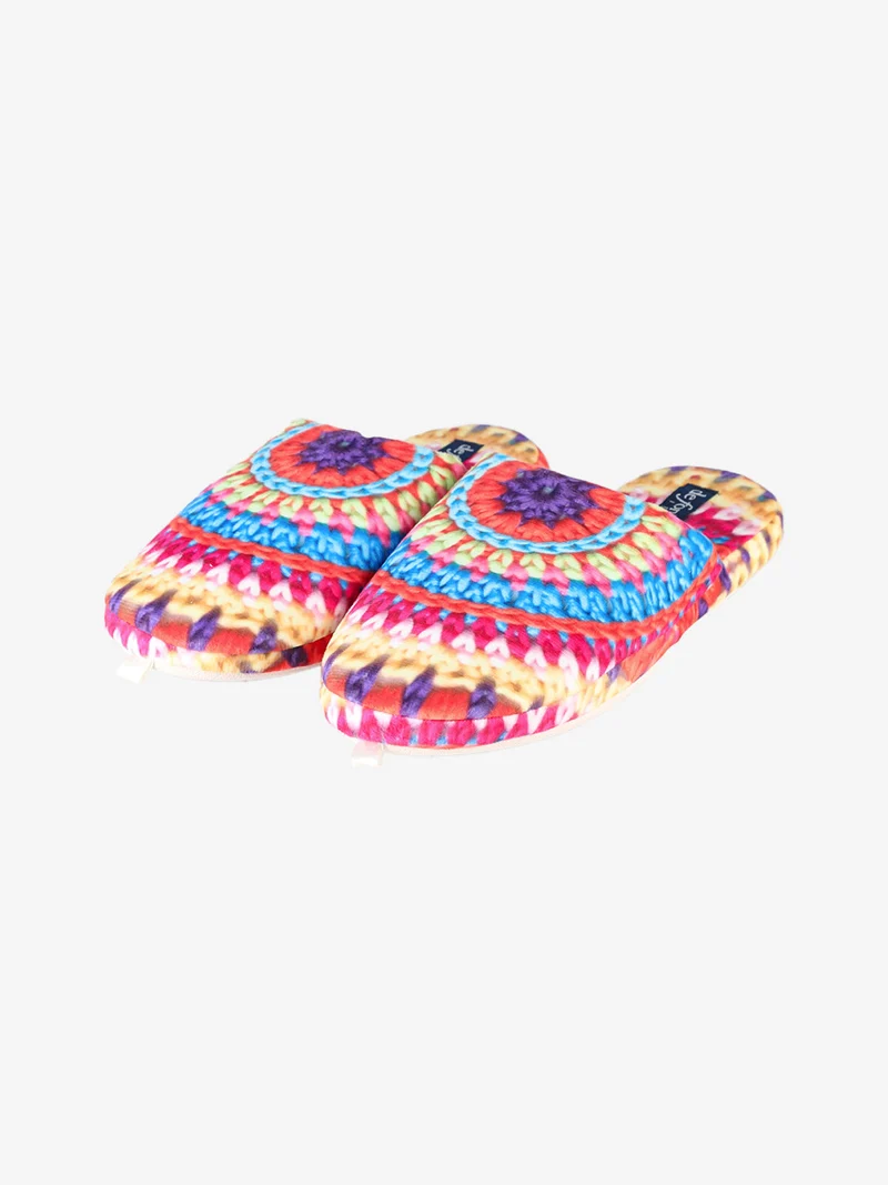 Pantofole invernali da donna - multicolore