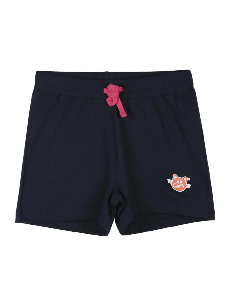 Completo corto bambina con stampa - fucsia