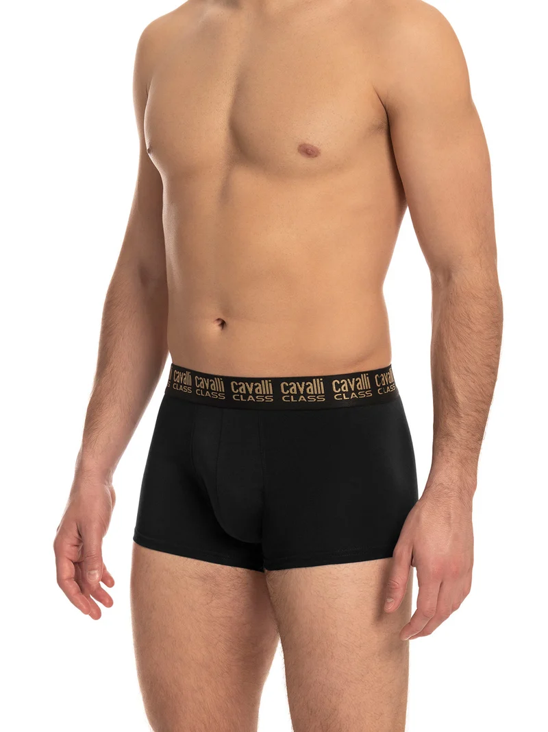 Confezione da 2 boxer uomo in cotone stretch - nero