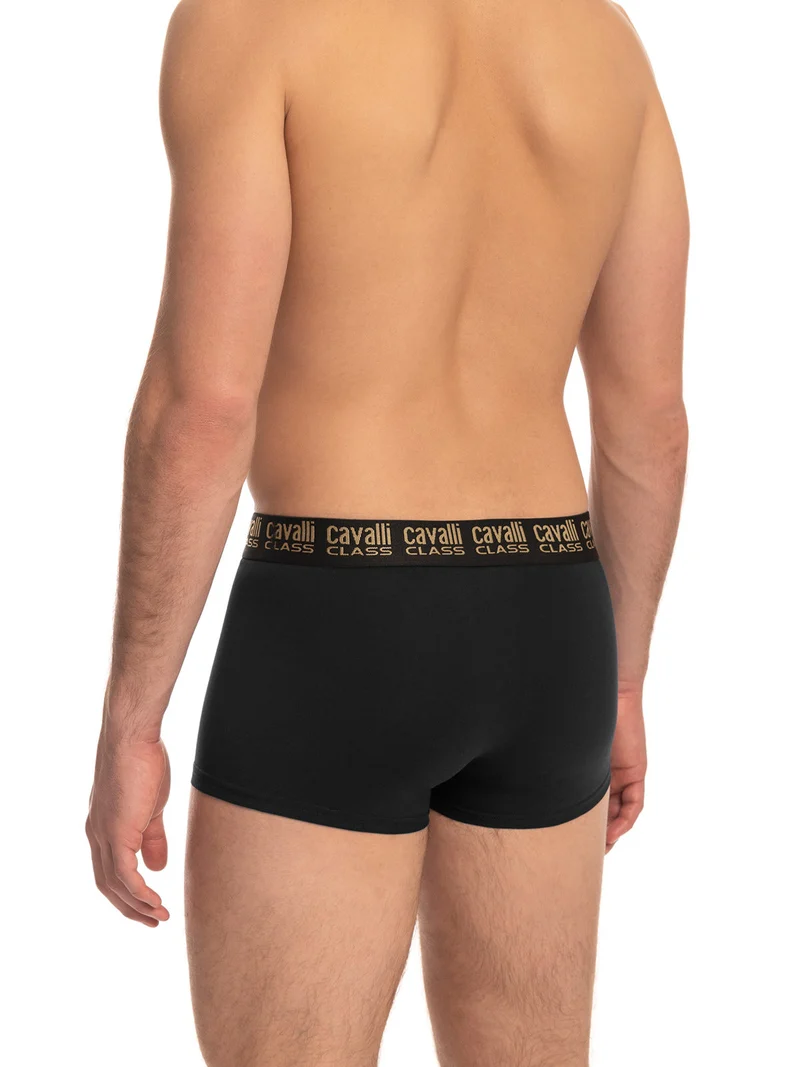 Confezione da 2 boxer uomo in cotone stretch - nero