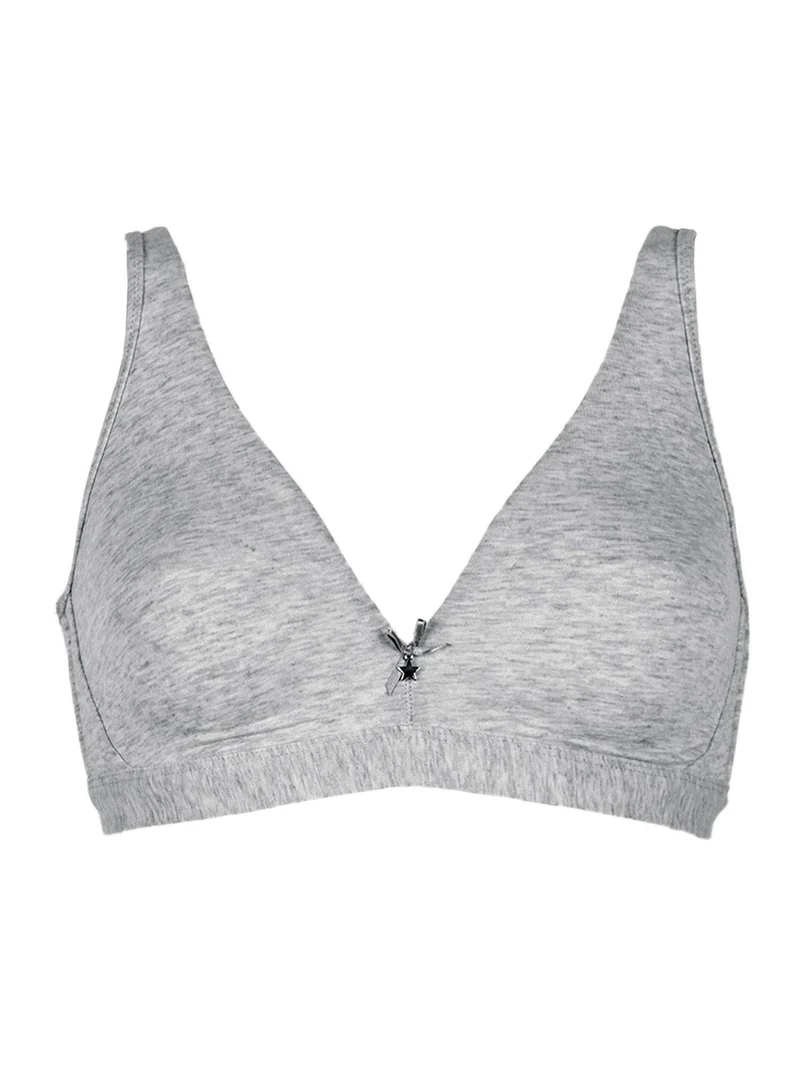 1454 Reggiseno a triangolo preformato coppa B - grigio