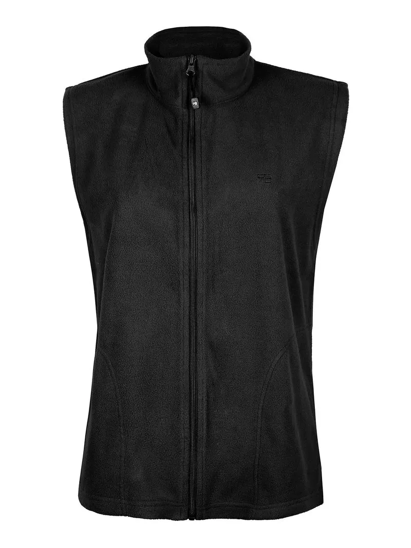 Gilet da donna in pile - nero
