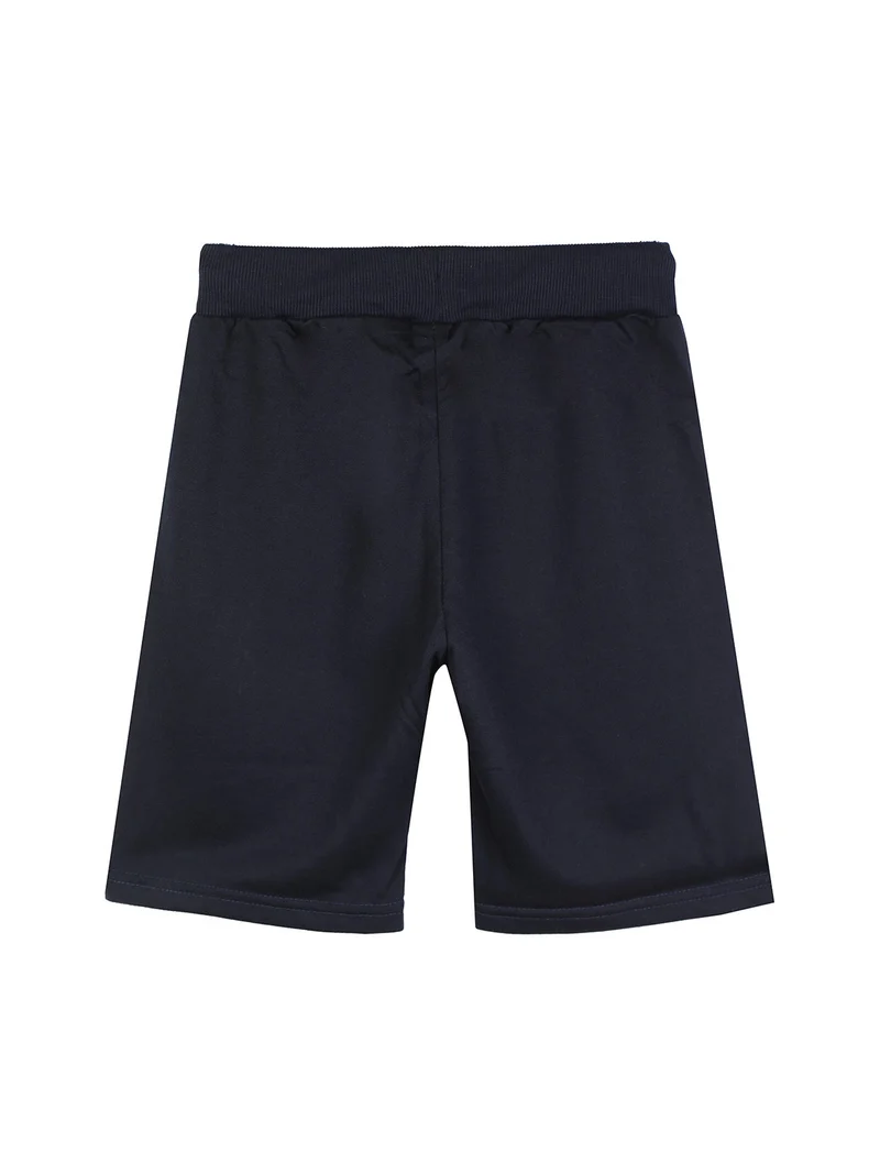 Bermuda sportivi da bambino con coulisse - blu scuro