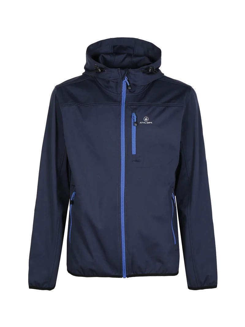 Giacca leggera impermeabile da uomo - blu scuro