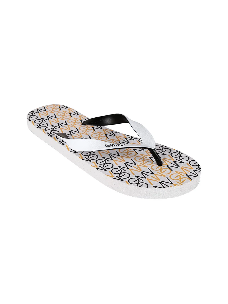 GianMarco Venturi infradito uomo con stampe - bianco
