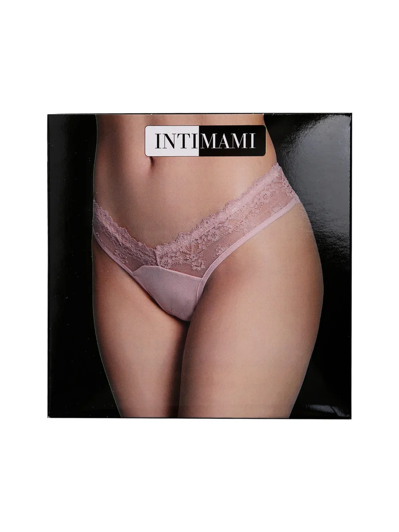 Brasiliana donna con pizzo in cotone bielastico - nero