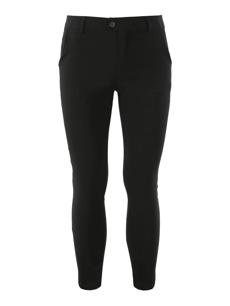 Pantaloni skinny da uomo elasticizzati - nero
