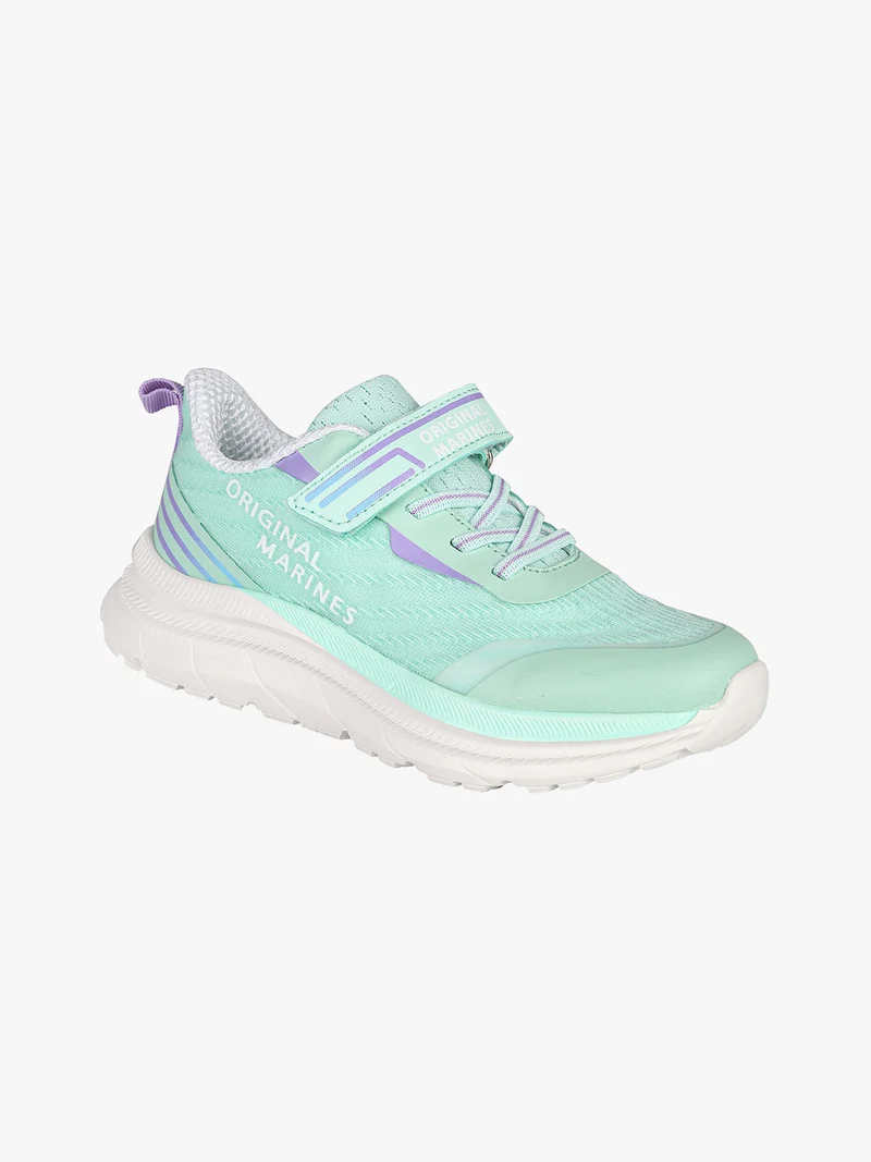 Sneakers sportive da ragazza con strappo - acqua marina