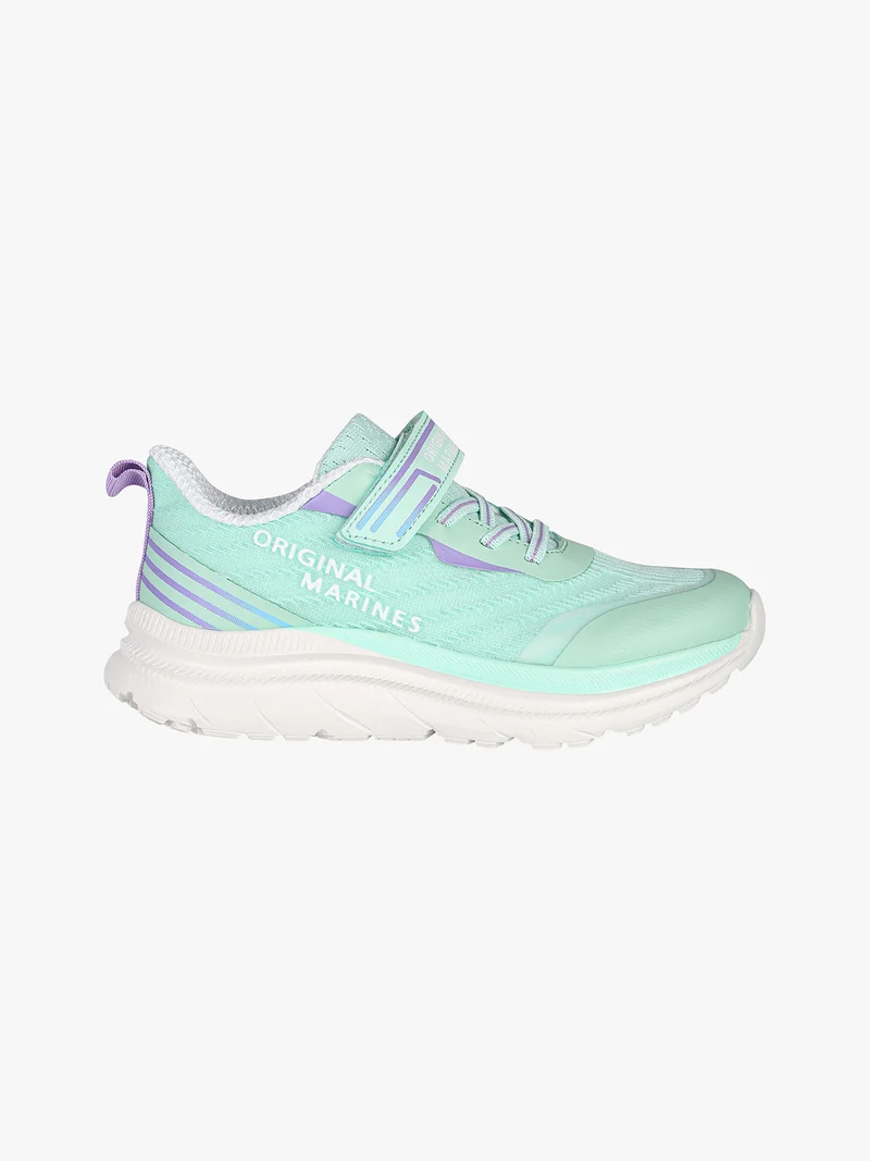 Sneakers sportive da ragazza con strappo - acqua marina