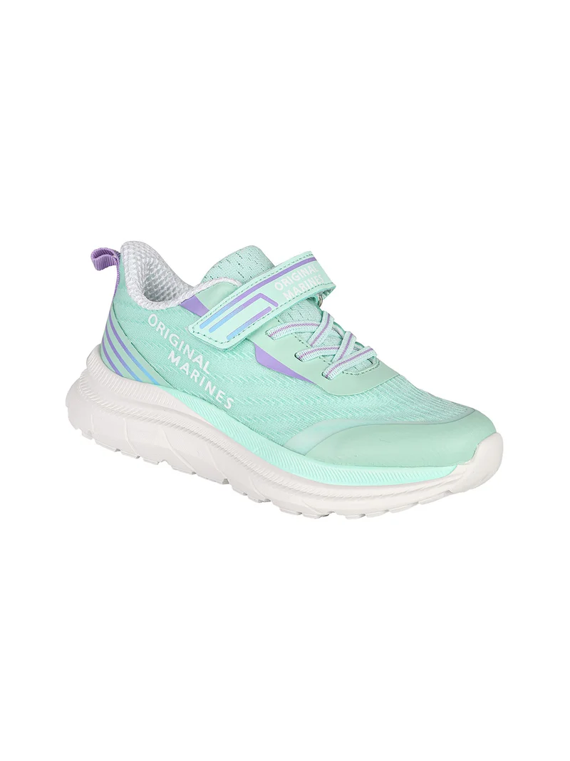 Sneakers sportive da ragazza con strappo - acqua marina
