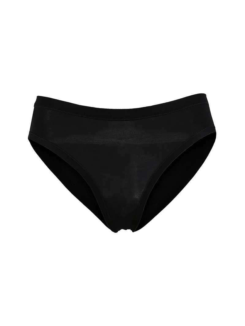 6005 Slip donna in modal - nero