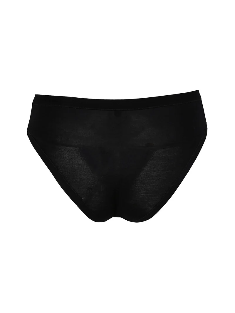6005 Slip donna in modal - nero