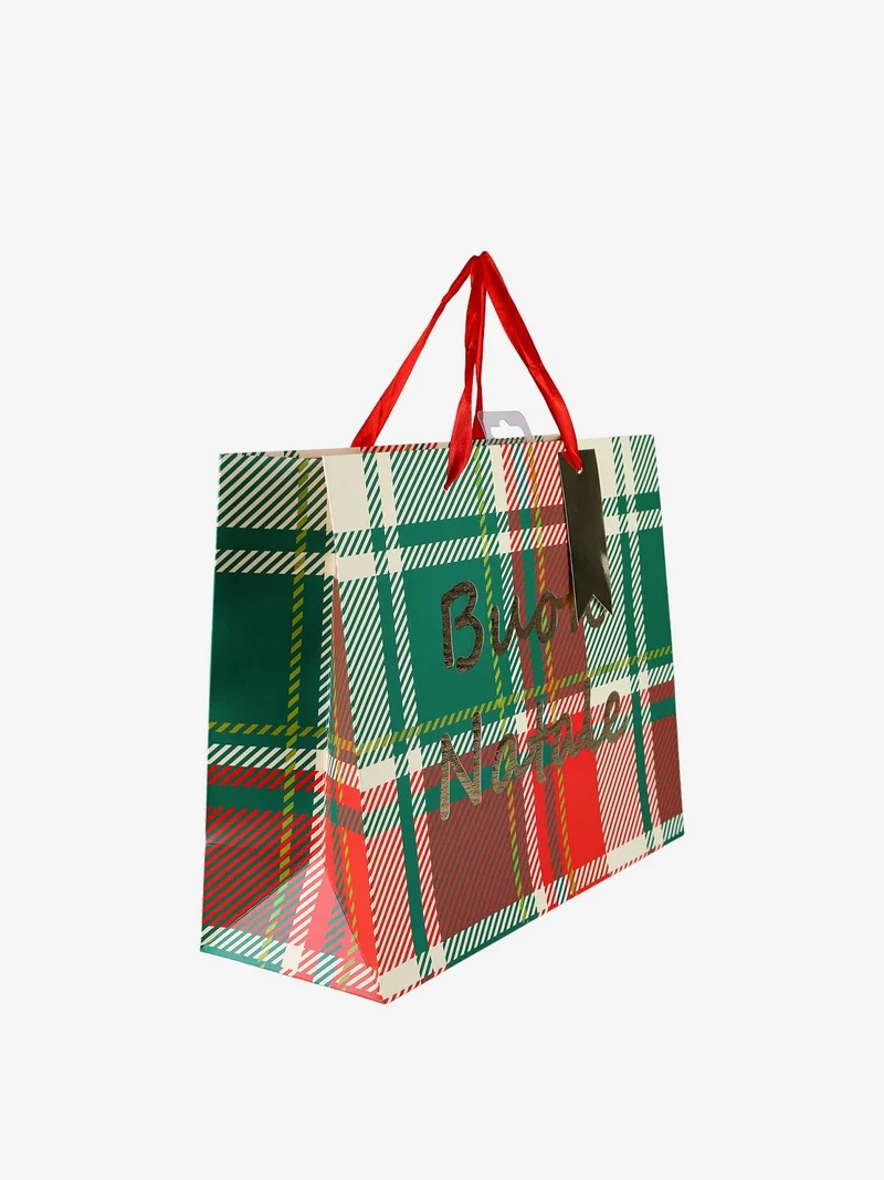 Sacchetto regalo di Natale rettangolare - verde