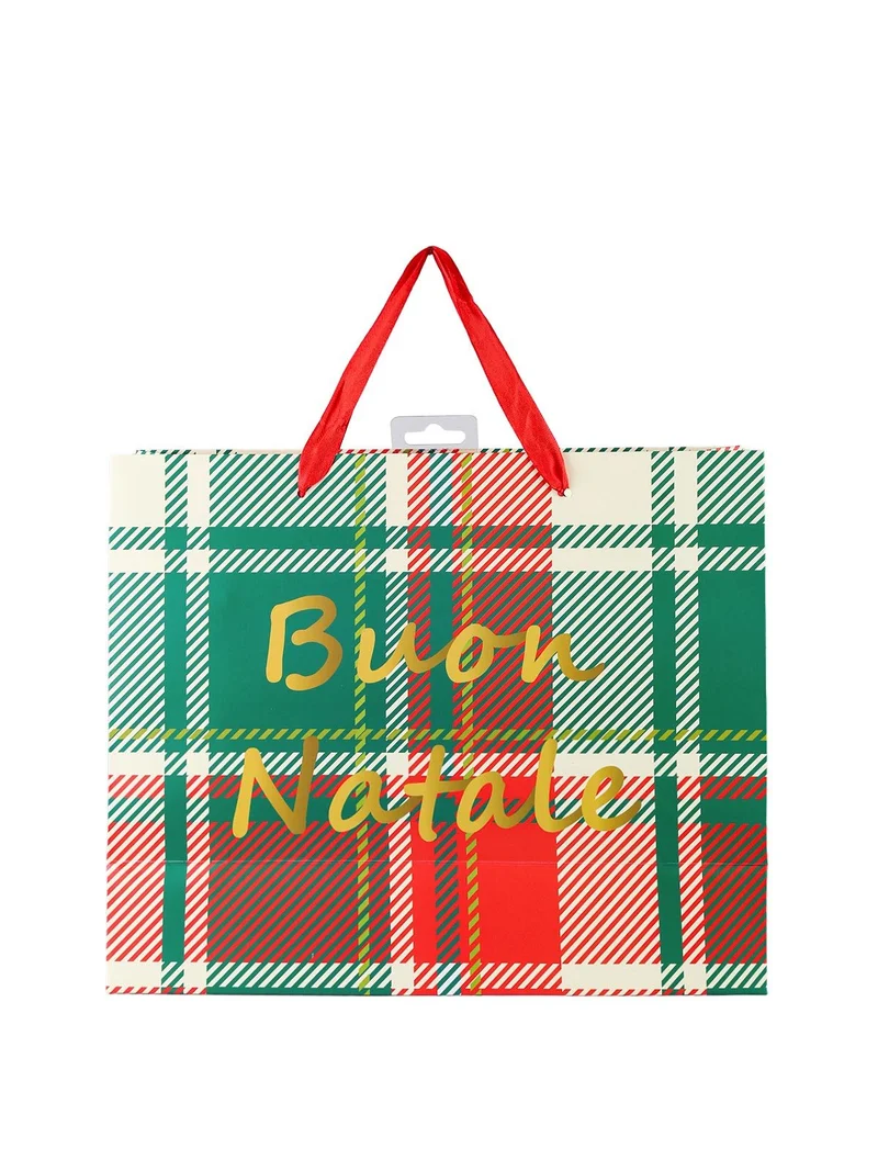 Sacchetto regalo di Natale rettangolare - verde