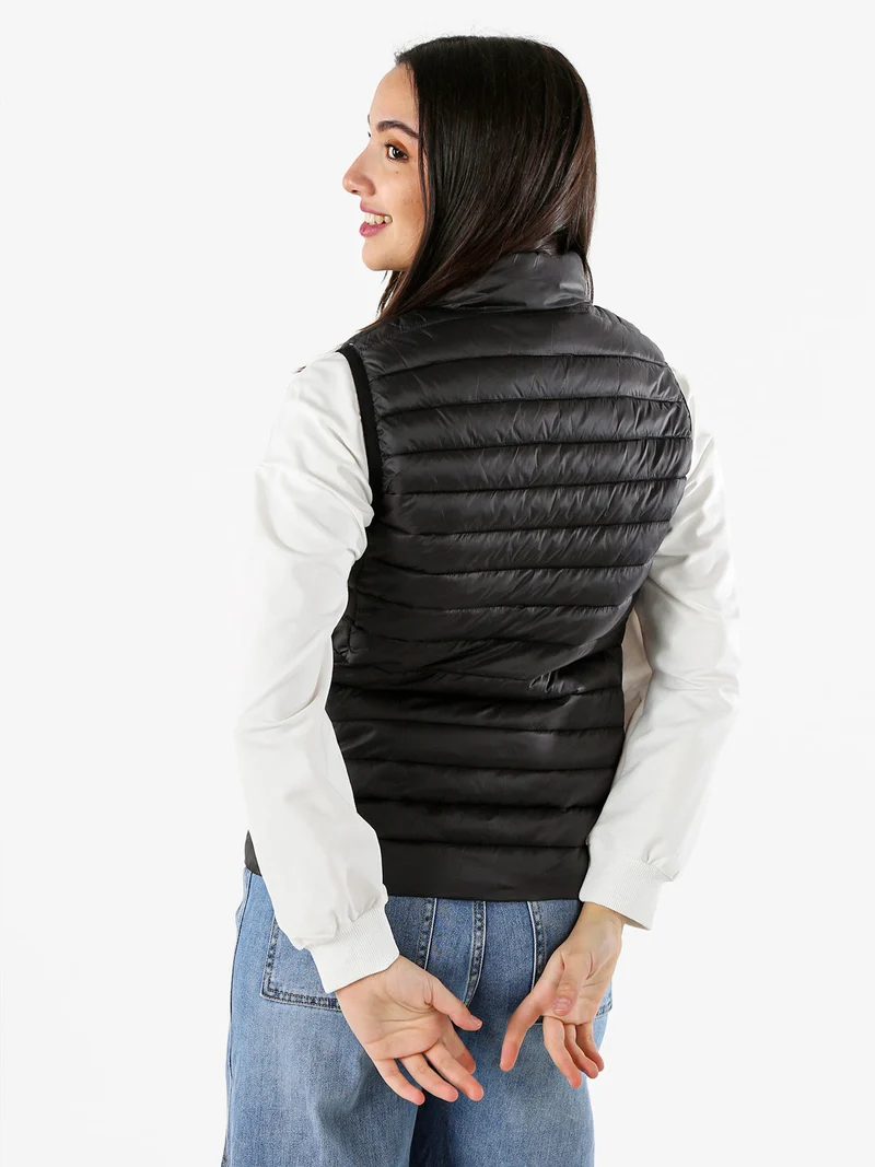 Giacca smanicata da donna - nero