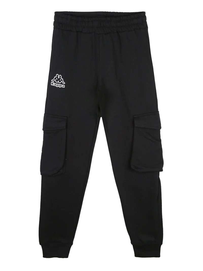 Pantaloni tuta da bambino con tasconi laterali - nero