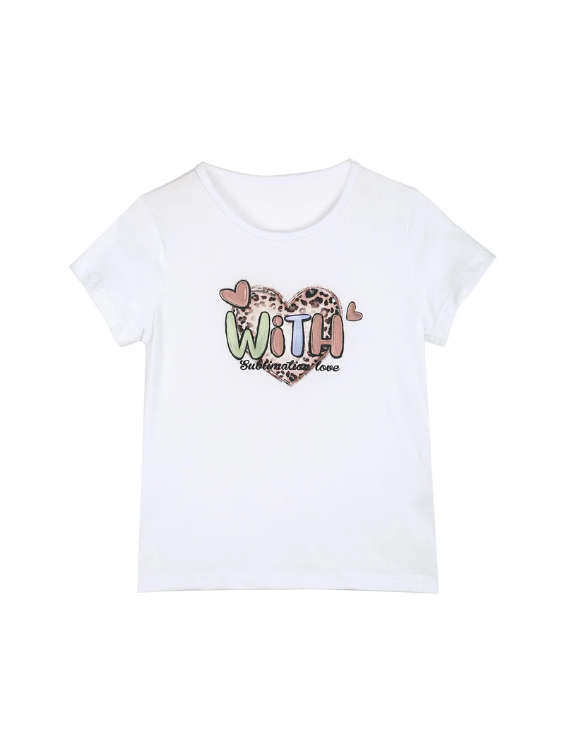 Completo tuta da bambina con cappuccio e zip - bianco
