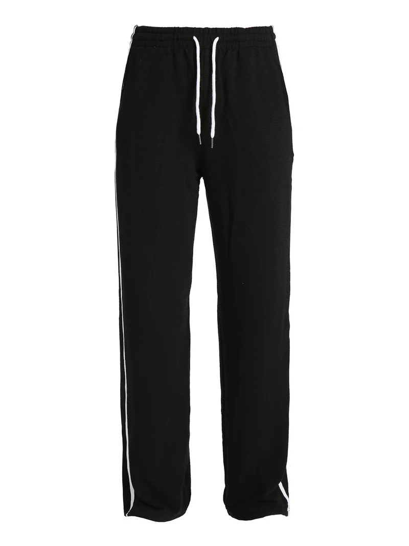 Pantaloni donna sportivi con coulisse - nero