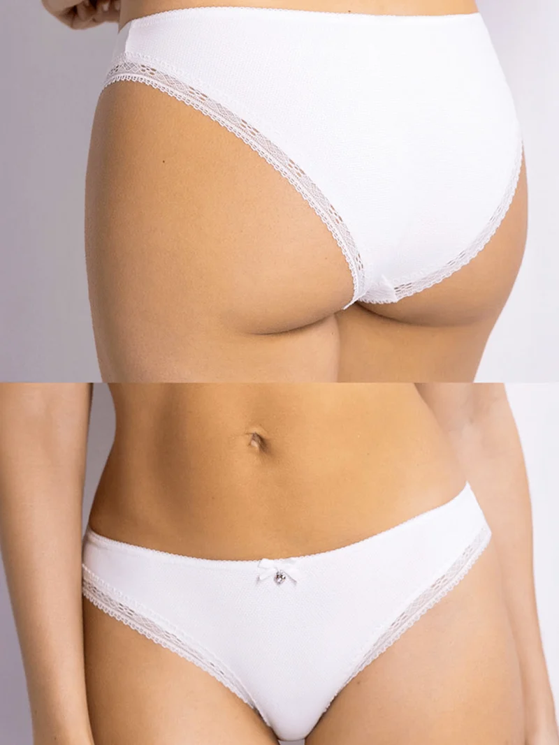 DARLING Slip donna con pizzo - bianco