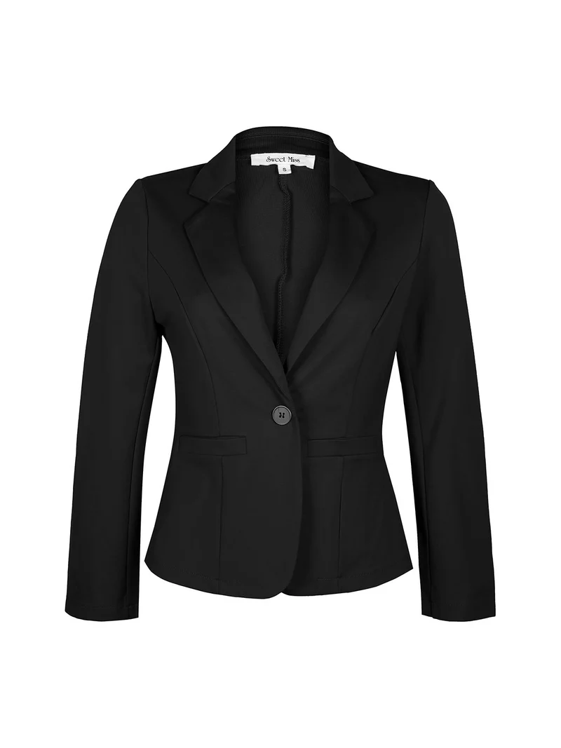 Blazer donna monobottone - nero