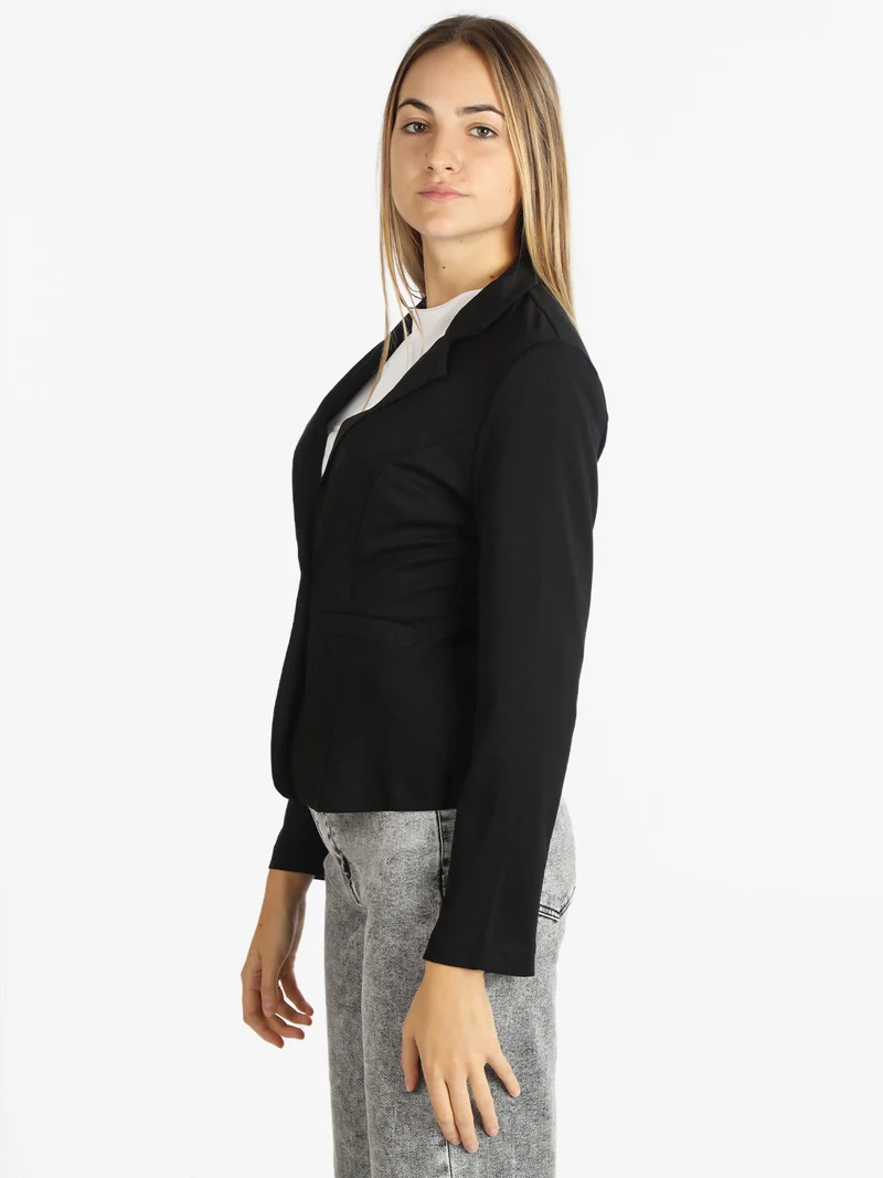 Blazer donna monobottone - nero