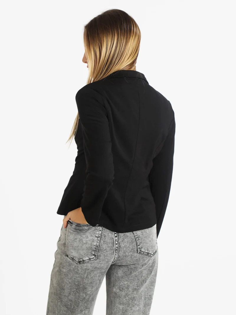 Blazer donna monobottone - nero
