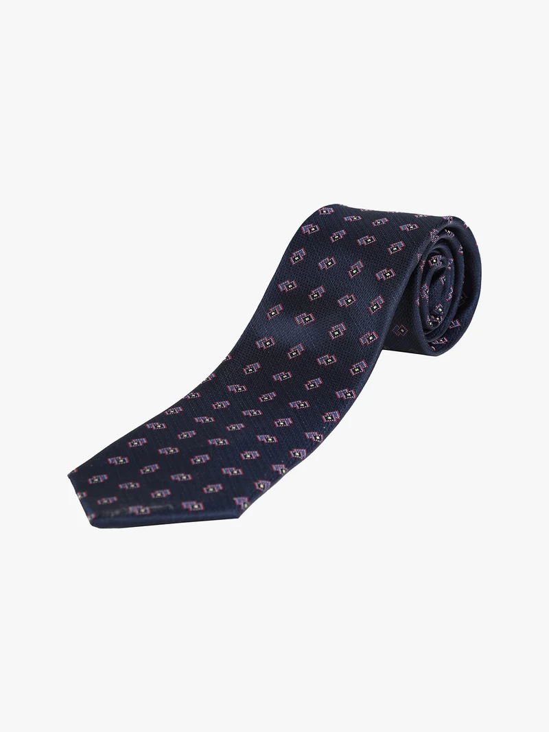 Cravatta classica da uomo - blu scuro