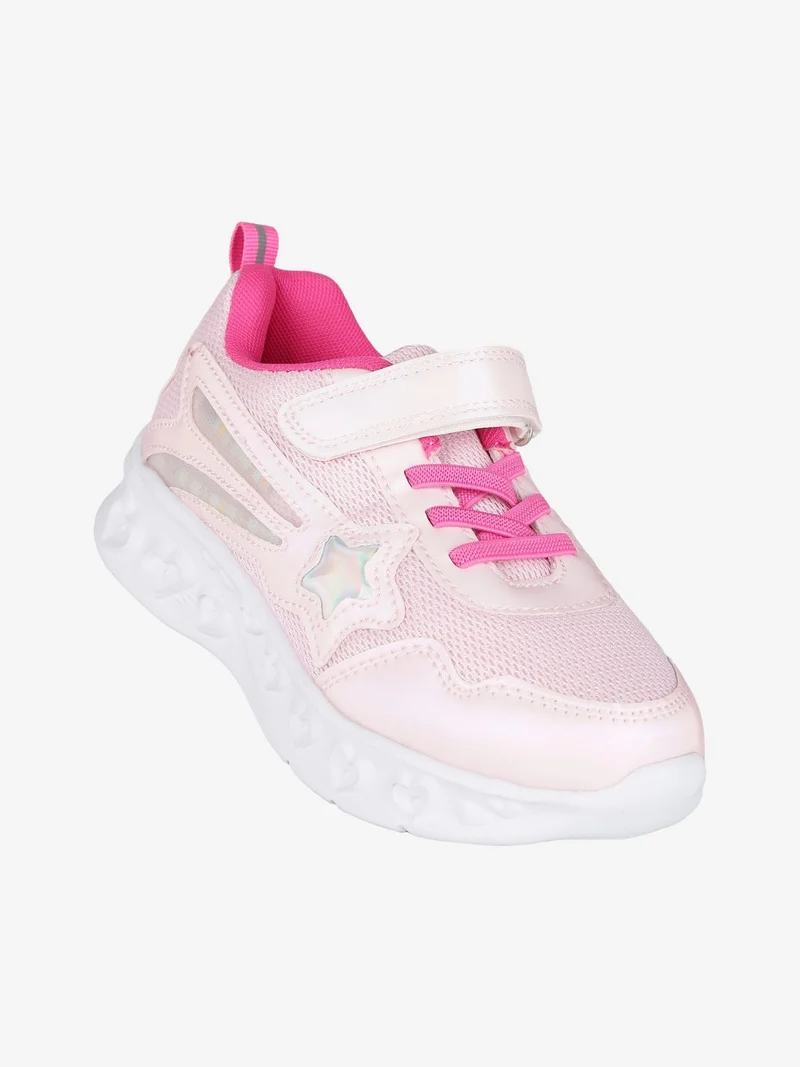 Sneakers da ragazza con luci - rosa