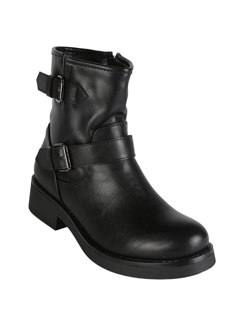 Stivaletti biker da donna - nero