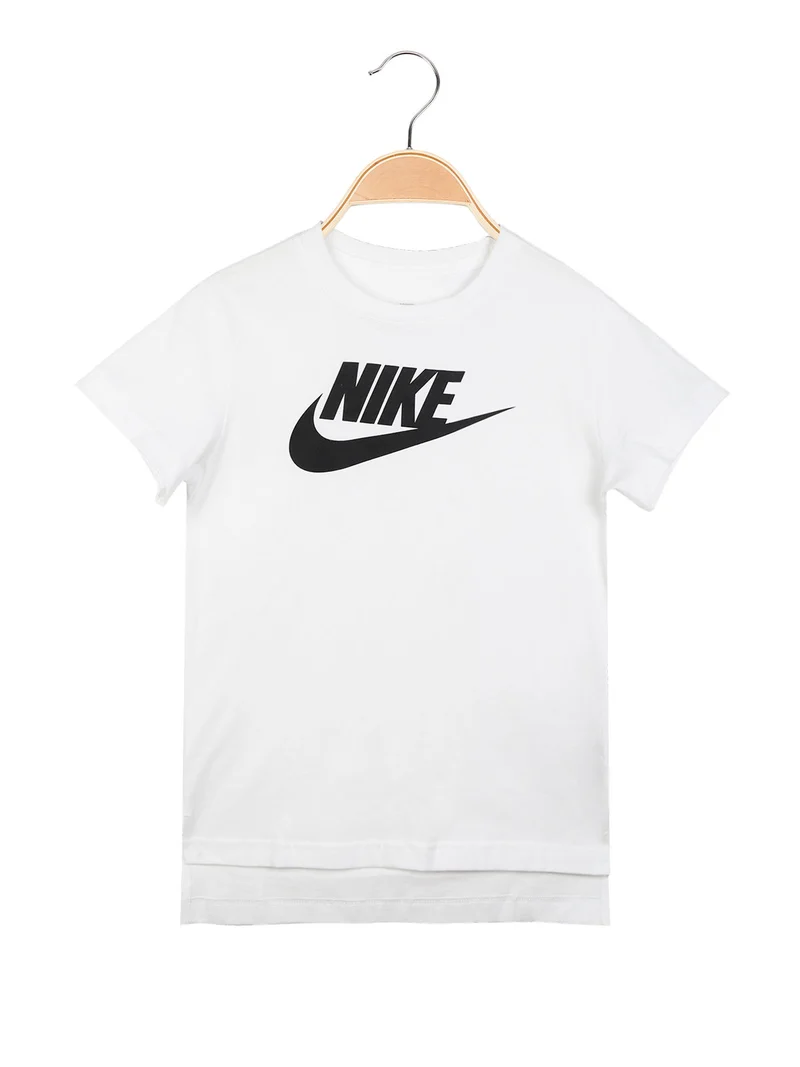T-shirt manica corta da ragazza con logo - bianco
