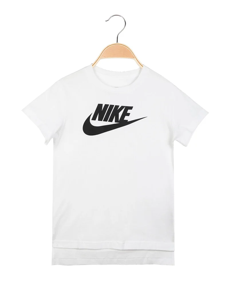T-shirt manica corta da ragazza con logo - bianco