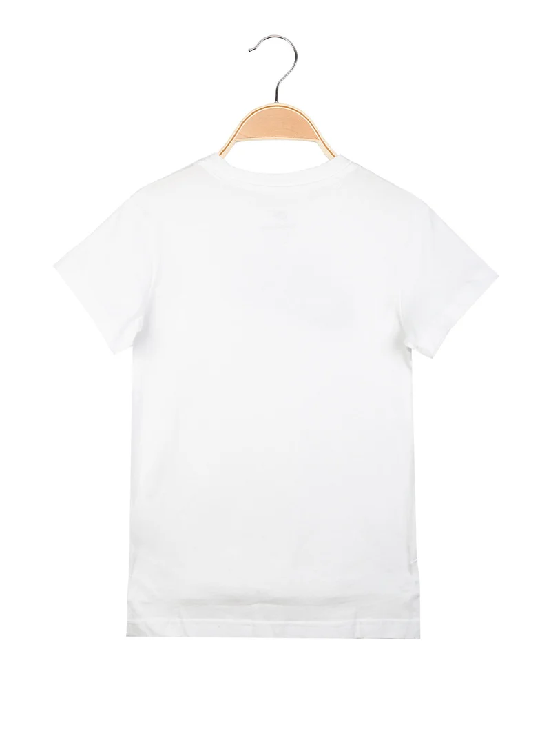 T-shirt manica corta da ragazza con logo - bianco