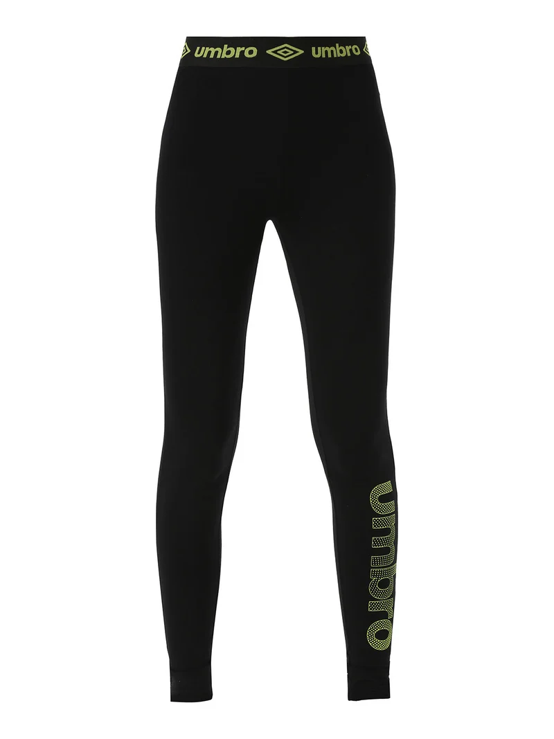 Leggings sportivi da donna con logo - verde chiaro