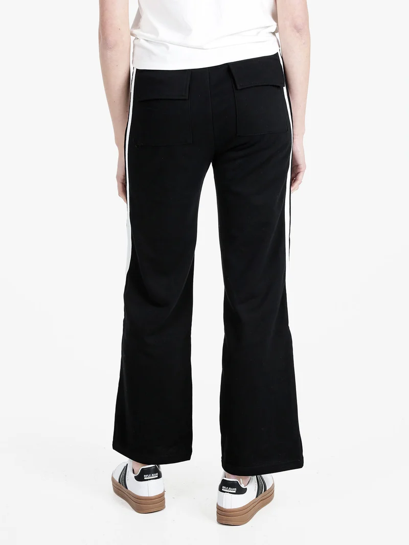 Pantaloni sportivi da donna in felpa - nero