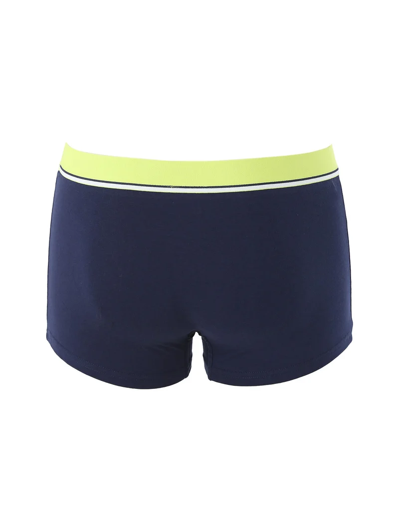Boxer da uomo in cotone - blu scuro